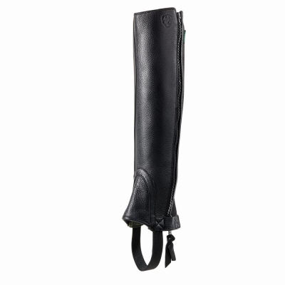 Black Women's Ariat Breeze Chap Half Chap English Riding Boots | 1430-KSCPX