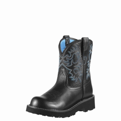 Black Women's Ariat Fatbaby Western Boots | 1728-TSQAJ