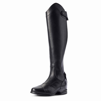 Black Women's Ariat Nitro Max Tall Riding English Riding Boots | 3570-BFDYZ