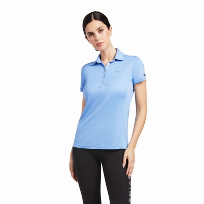 Blue Women's Ariat Talent Tops | 8912-AQDFO