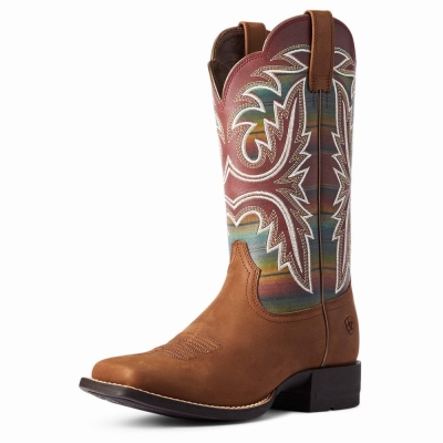 Brown Women's Ariat Lonestar Western Boots | 0397-NLFCO