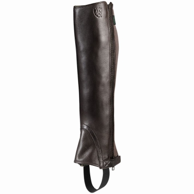 Chocolate Men's Ariat Breeze Chap Half Chap English Riding Boots | 5072-WTOVA