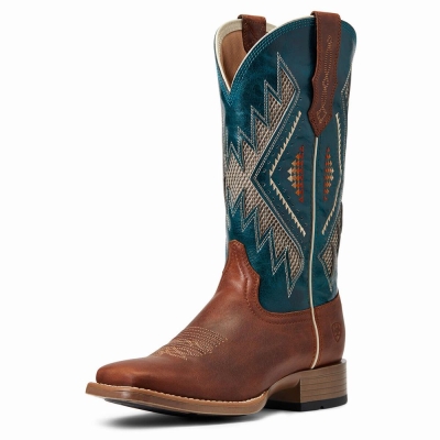 Copper Women's Ariat Sienna VentTek 360 Western Boots | 4918-AWYEL