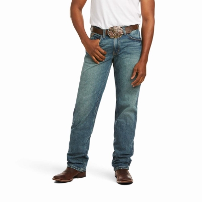 Multicolor Men's Ariat M3 Loose Legacy Straight-Fit Jeans | 9108-YQKIX