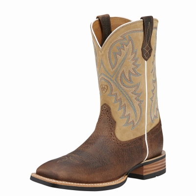 Multicolor Men's Ariat Quickdraw Western Boots | 3492-VCOXD