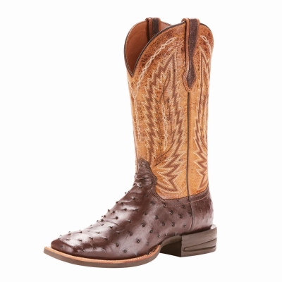 Multicolor Men's Ariat Relentless Platinum Western Boots | 4250-KBZUT