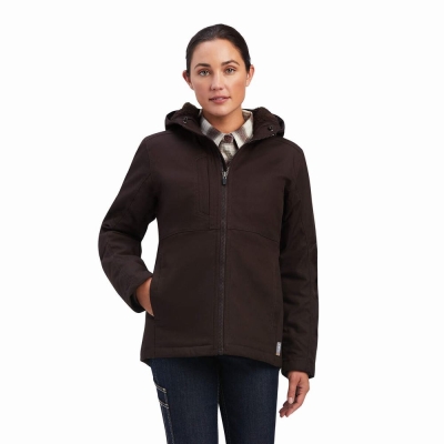 Multicolor Women's Ariat Rebar DuraCanvas Insulated Jackets | 2950-ONFRT