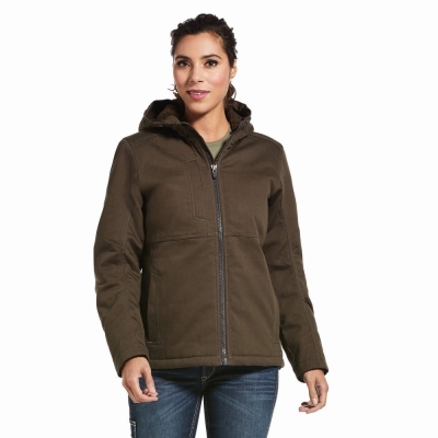 Multicolor Women's Ariat Rebar DuraCanvas Insulated Jackets | 9572-UOQGB