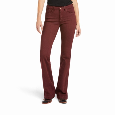 Pink Women's Ariat Slim Ella Skinny Jeans | 9723-GWKTO