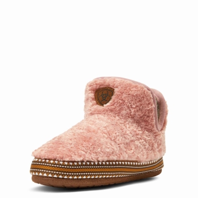 Pink Women's Ariat Slippers | 0673-VYKTF