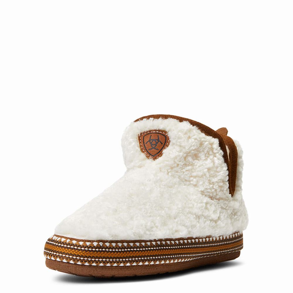 Beige Women's Ariat Slippers | 4709-JFUTY