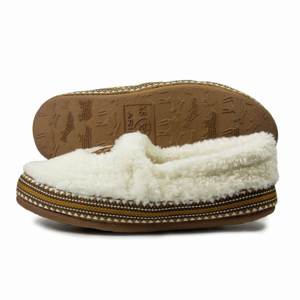 Beige Women\'s Ariat Snuggle Slippers | 1496-DBXRF