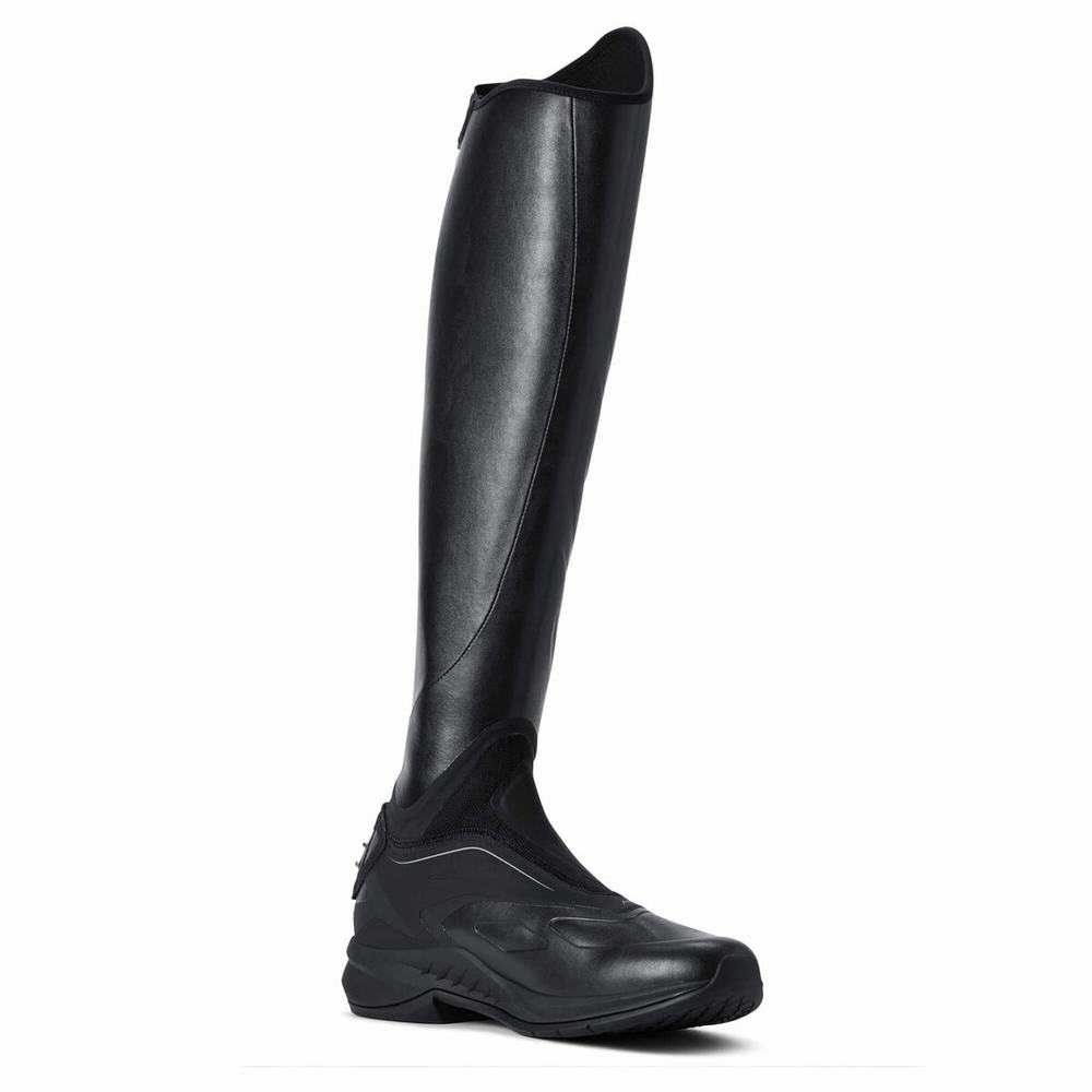 Black Men's Ariat Ascent Tall Riding English Riding Boots | 6521-COYGB