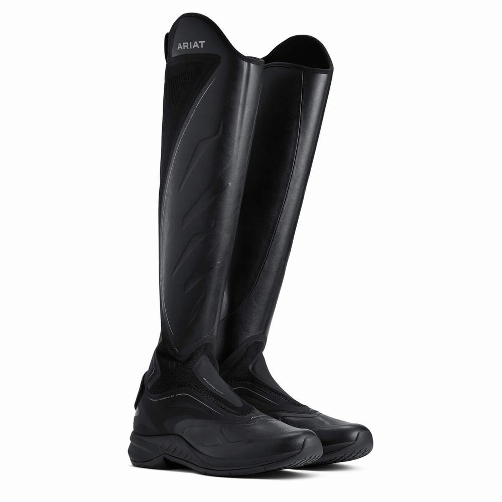 Black Men's Ariat Ascent Tall Riding English Riding Boots | 6521-COYGB