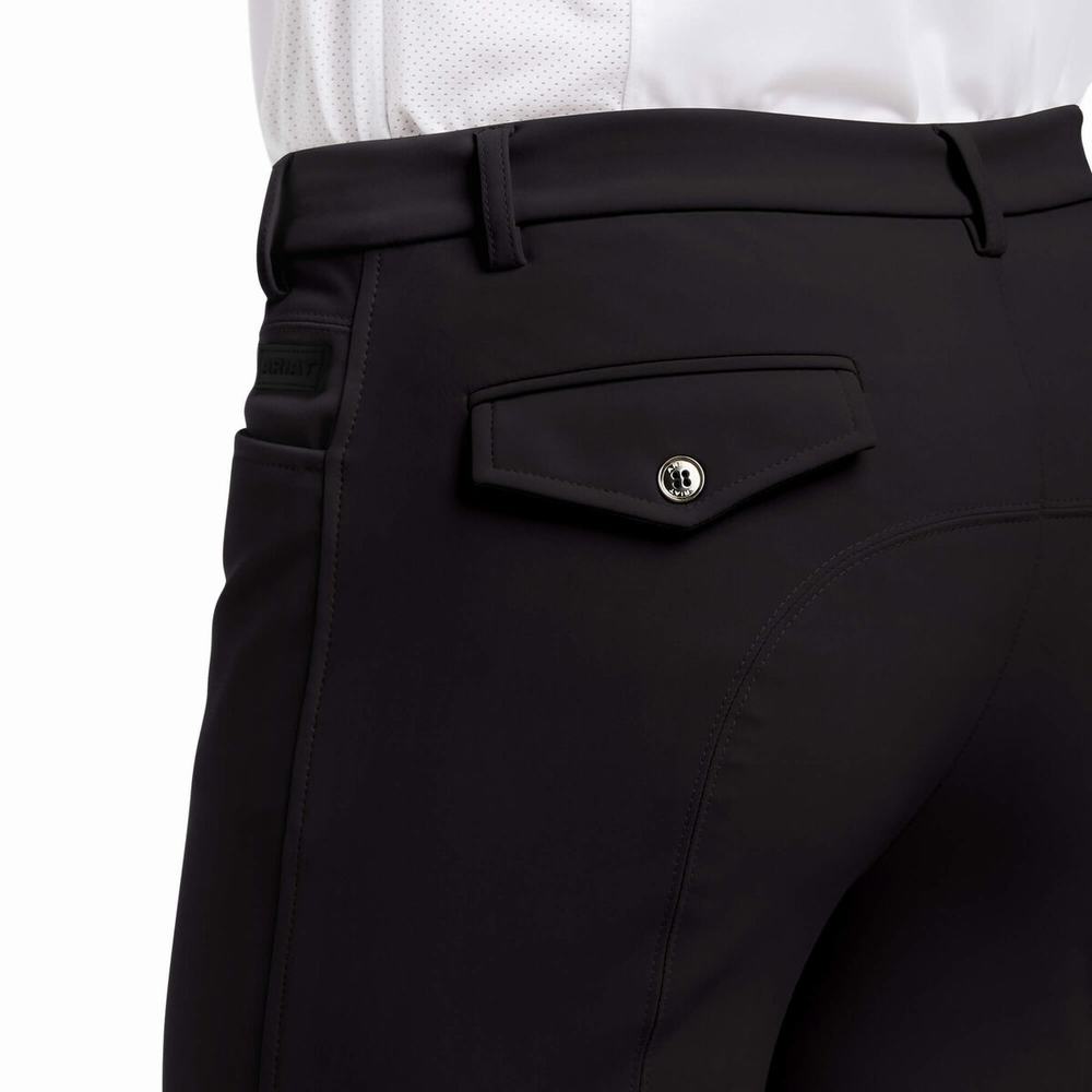 Black Men's Ariat Speranza English Riding Pants | 6103-WZIDB