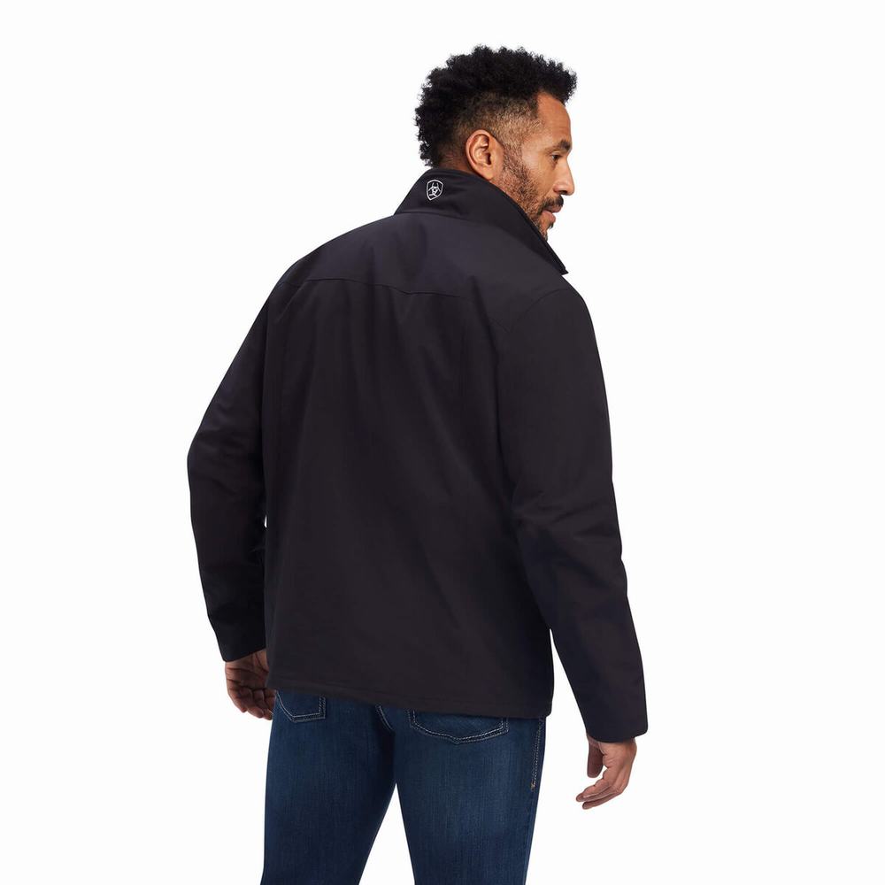 Black Men's Ariat Tek Flex Jackets | 8609-MBLOV