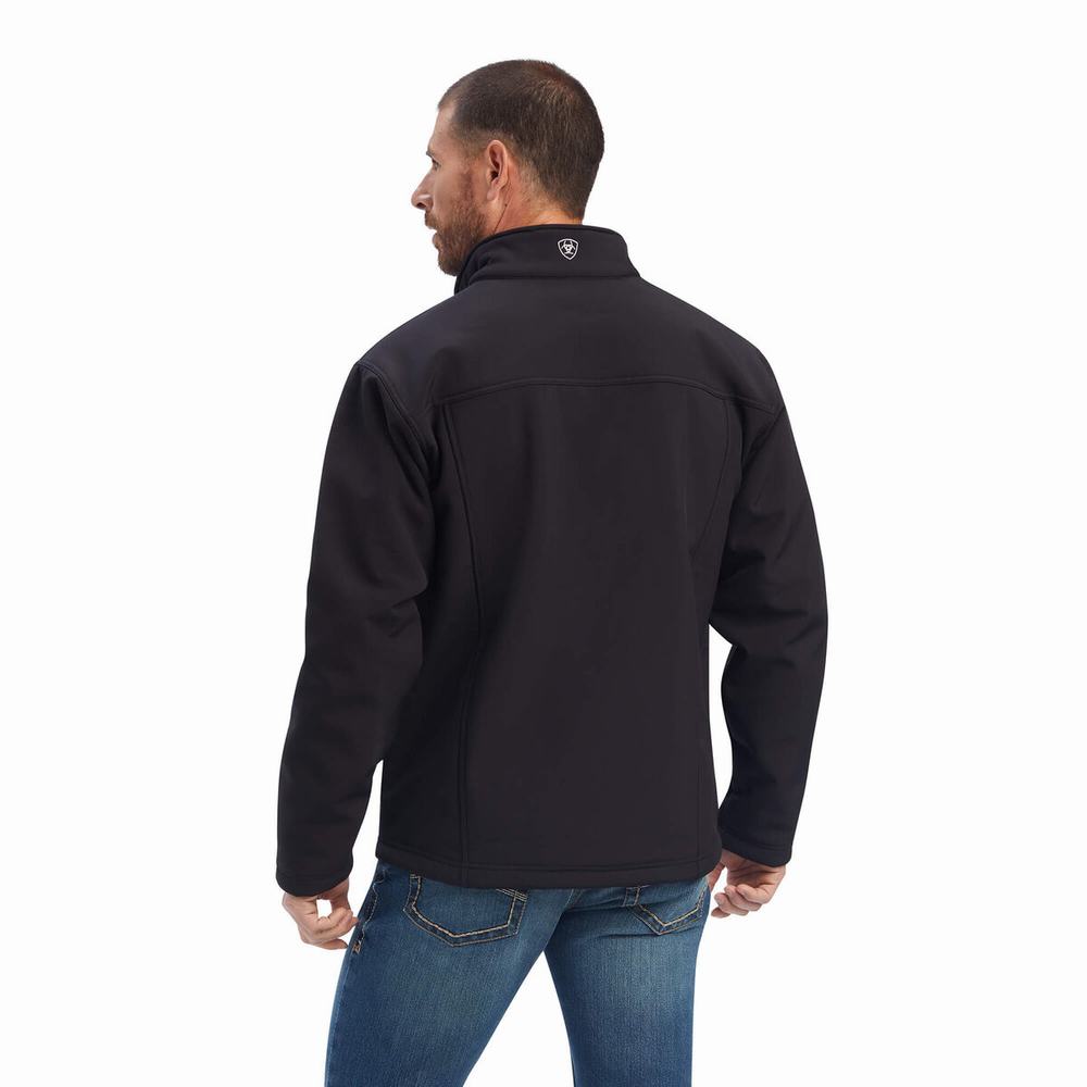 Black Men's Ariat Vernon Sherpa Jackets | 3917-OJXEL