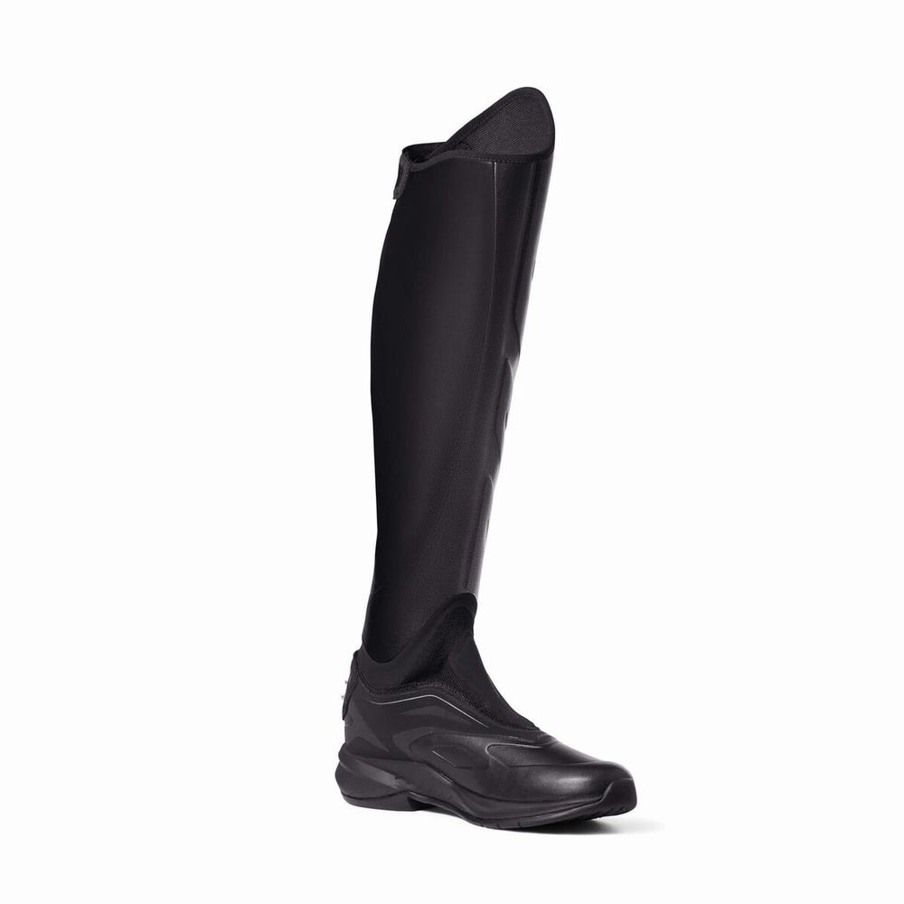 Black Women's Ariat Ascent Tall English Riding Boots | 9307-PKLRM