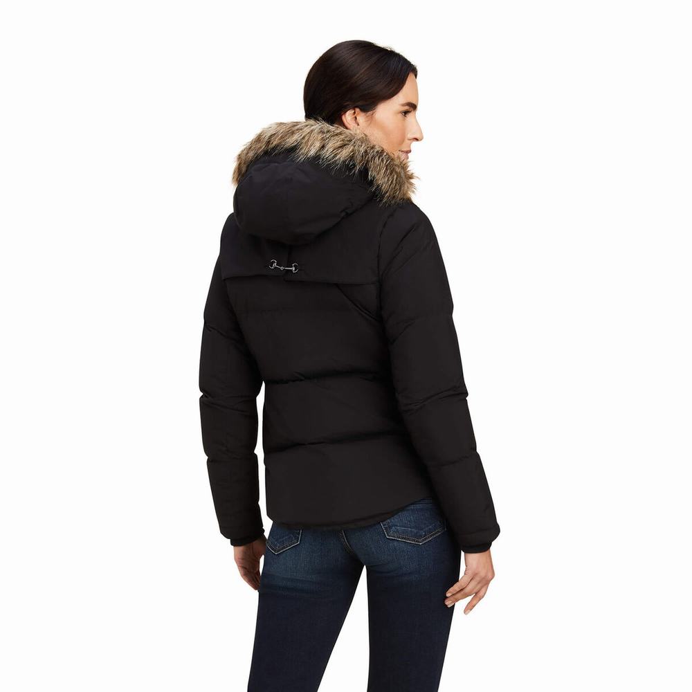 Black Women's Ariat Clairborne Jackets | 5783-QPNBK