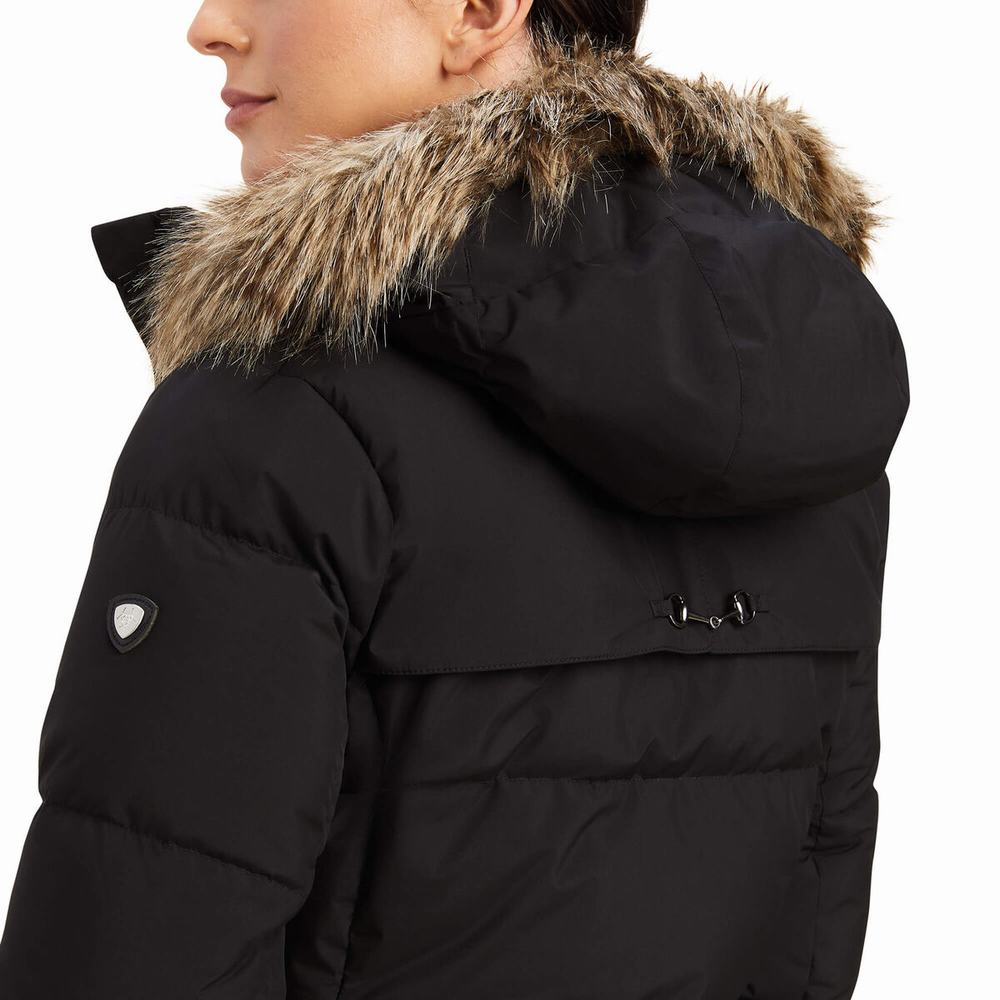 Black Women's Ariat Clairborne Jackets | 5783-QPNBK