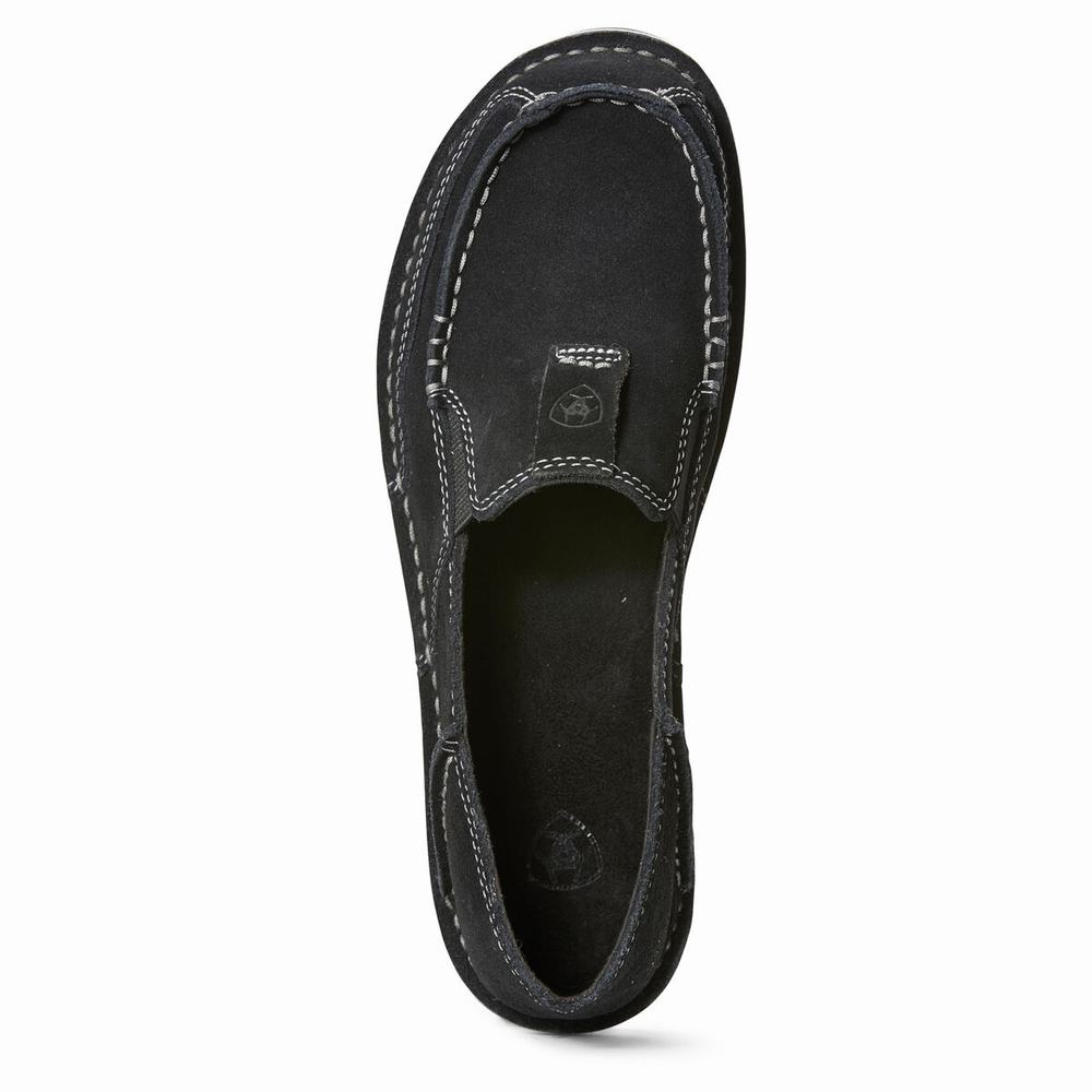 Black Women's Ariat Cruiser Sneakers | 7014-YKEWB