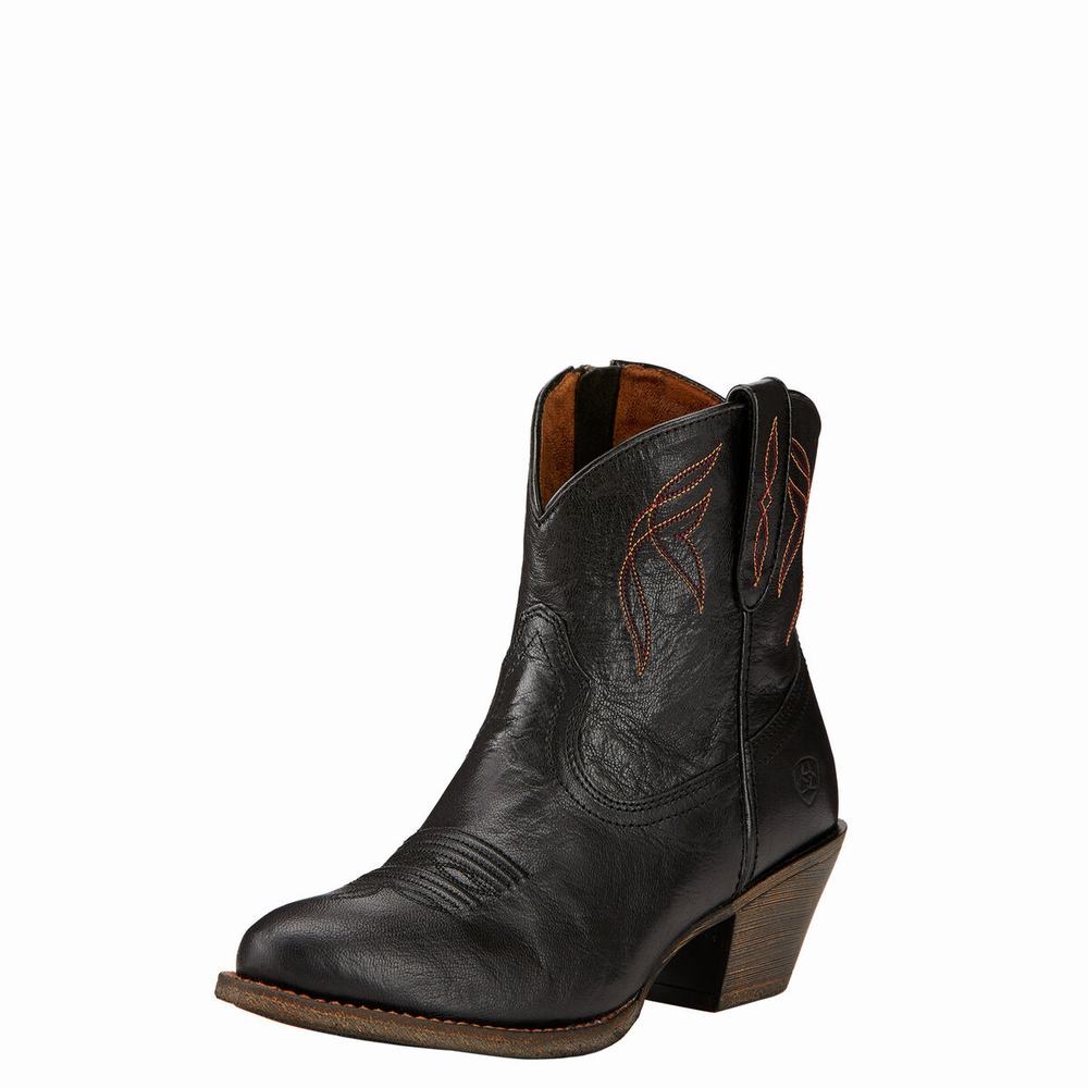 Black Women\'s Ariat Darlin Booties | 5067-UXCJF