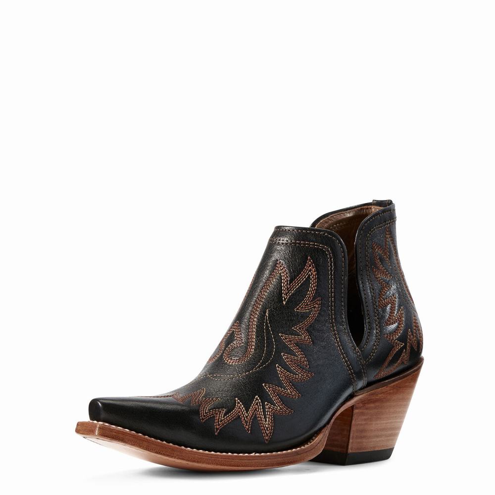 Black Women\'s Ariat Dixon Booties | 1497-RUYFJ