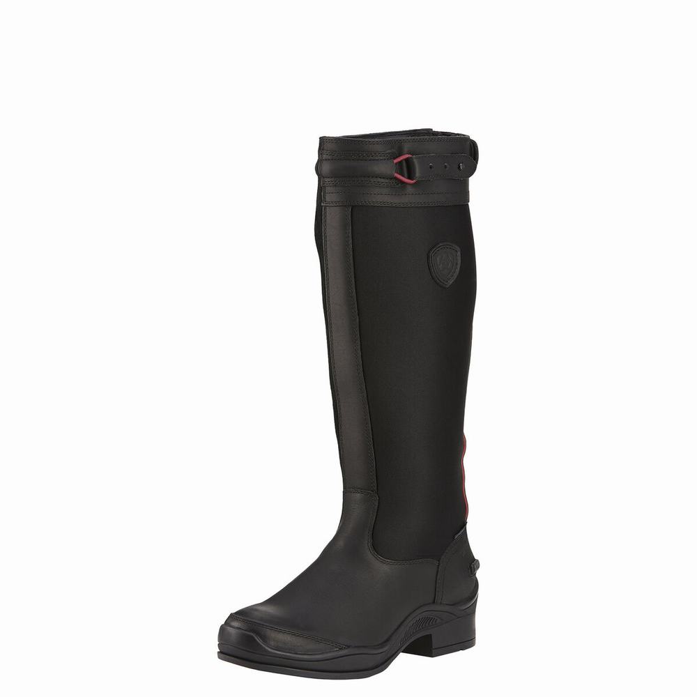 Black Women\'s Ariat Extreme Tall Waterproof Insulated Tall Riding Waterproof Boots | 7529-KGJME