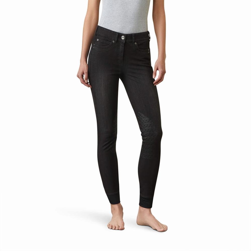 Black Women\'s Ariat Halo B Pants | 8247-KDMNW