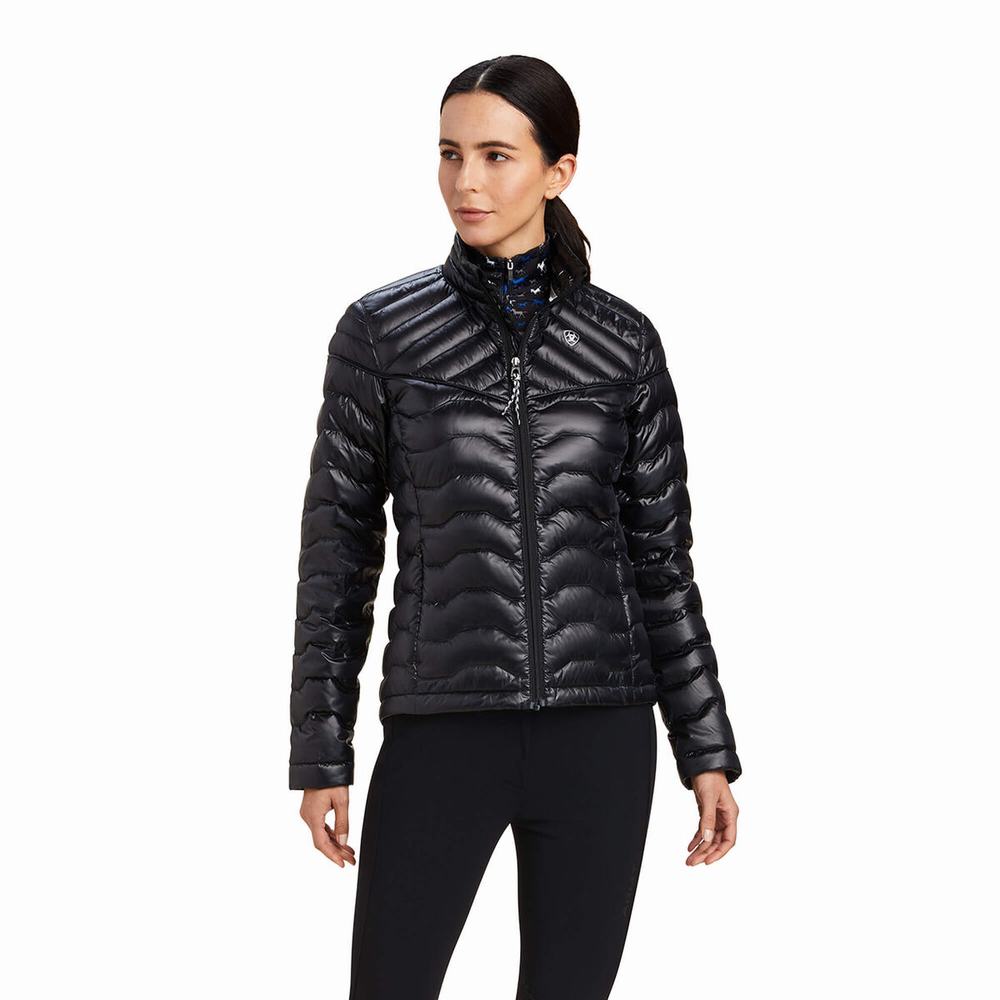 Black Women\'s Ariat Ideal Jackets | 9408-ZPIKC