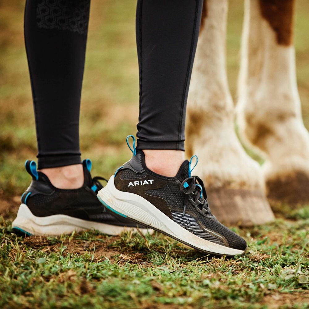 Black Women's Ariat Ignite Waterproof Waterproof Boots | 9265-TLUHJ