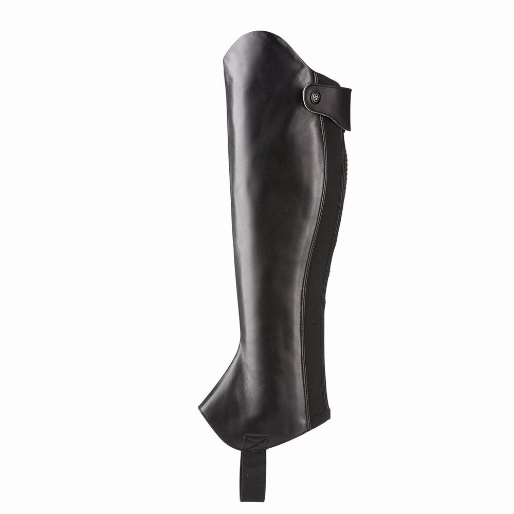 Black Women's Ariat Kendron Chap Half Chap English Riding Boots | 2745-GOSVF