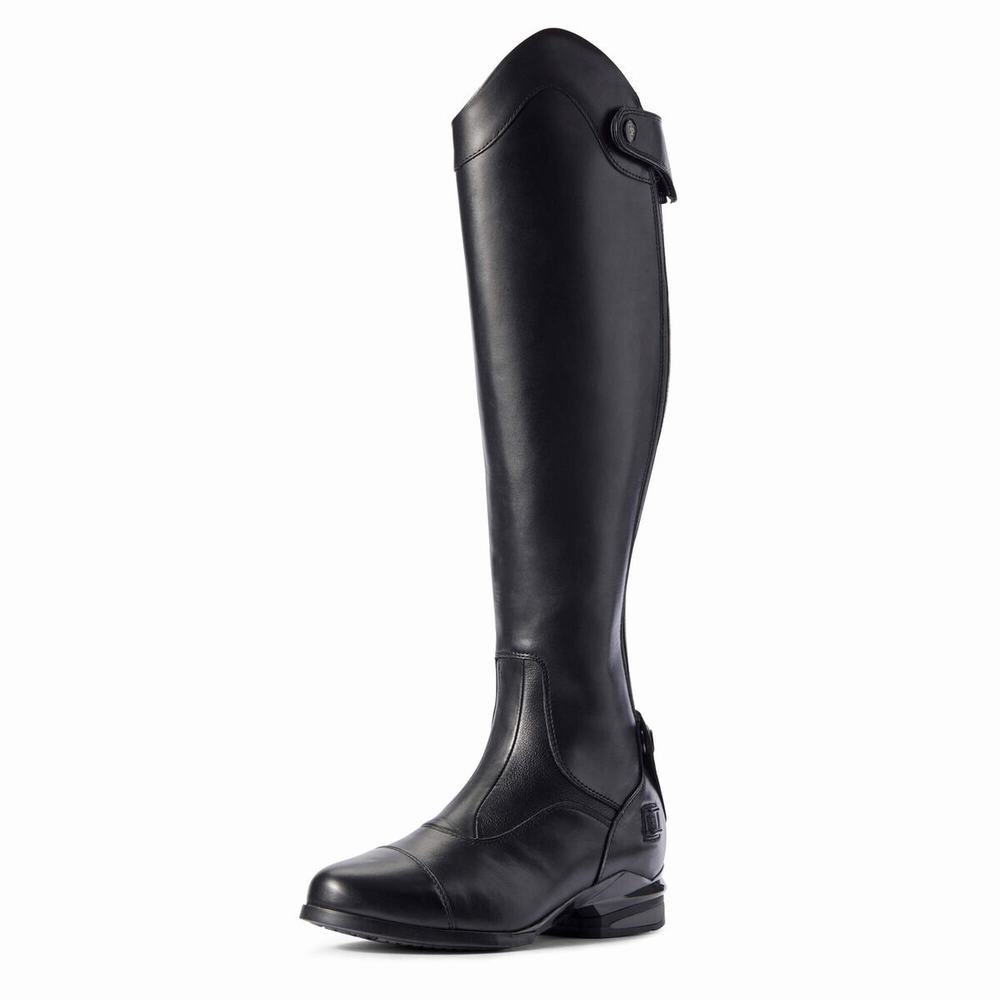 Black Women\'s Ariat Nitro Max Tall Riding English Riding Boots | 3570-BFDYZ