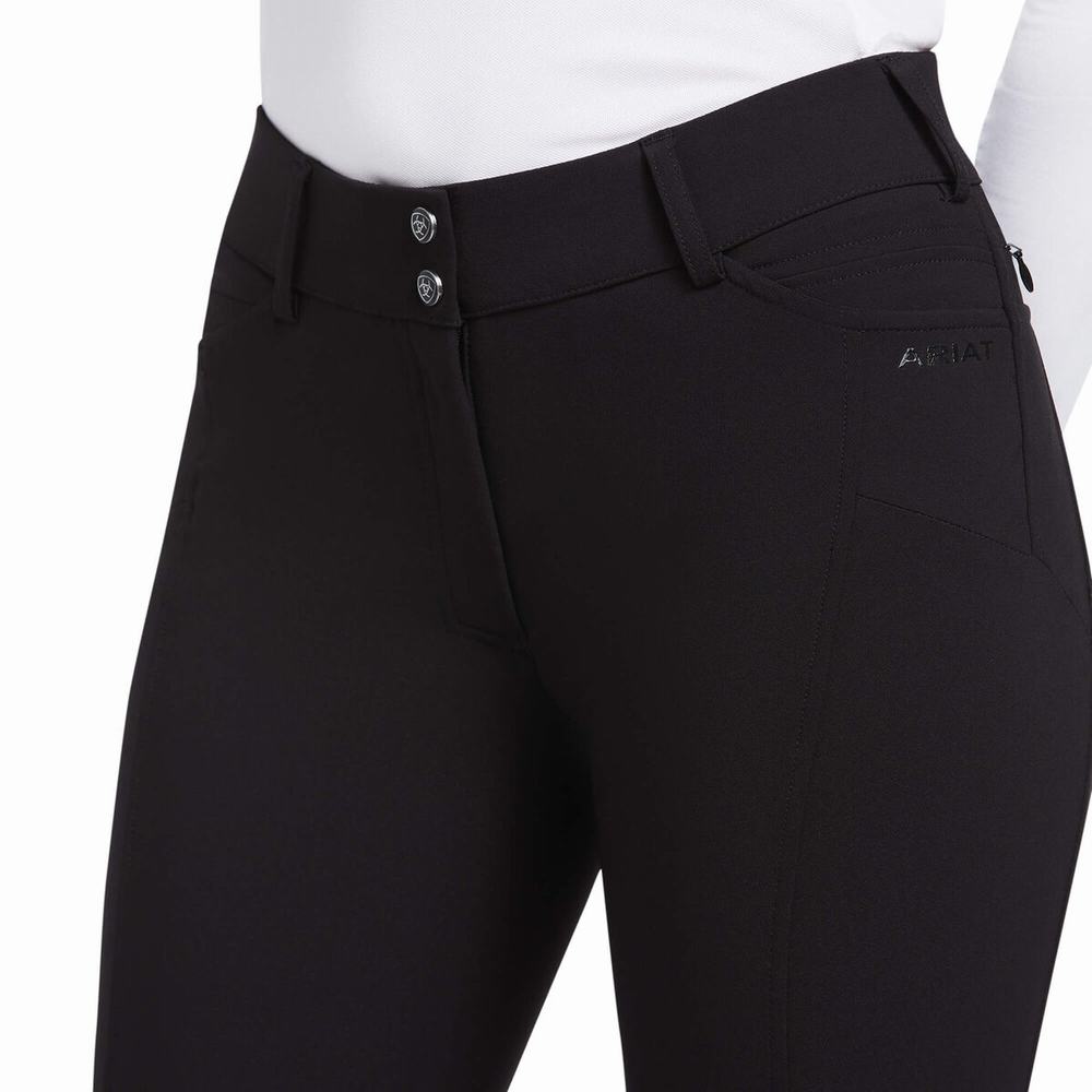 Black Women's Ariat Prelude Pants | 2903-AZPWH