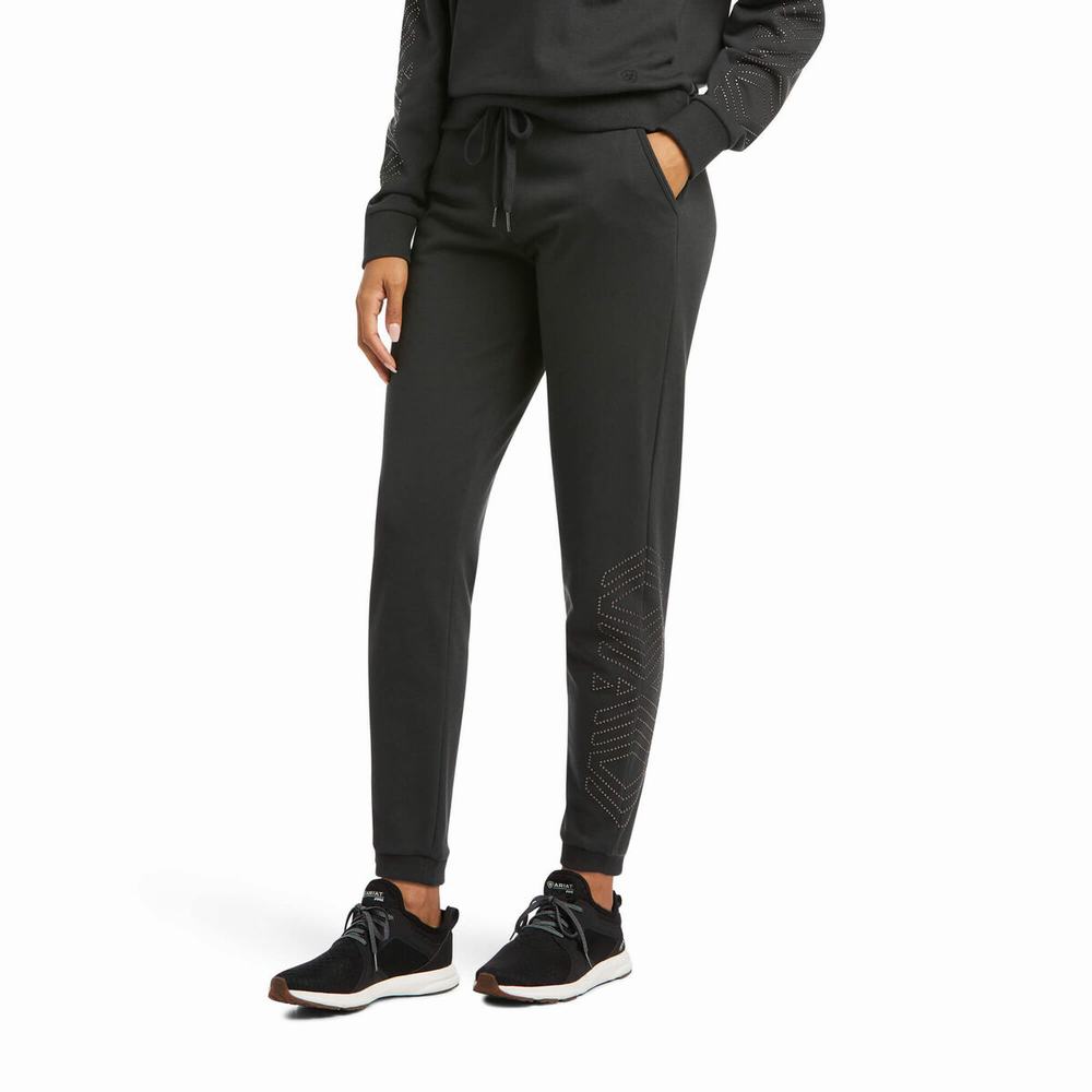 Black Women\'s Ariat Spark Pants | 1389-YMNBS