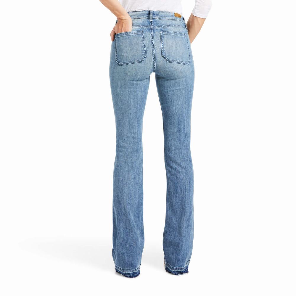 Blue Women's Ariat Slim Vivianne Skinny Jeans | 0792-IQMPF