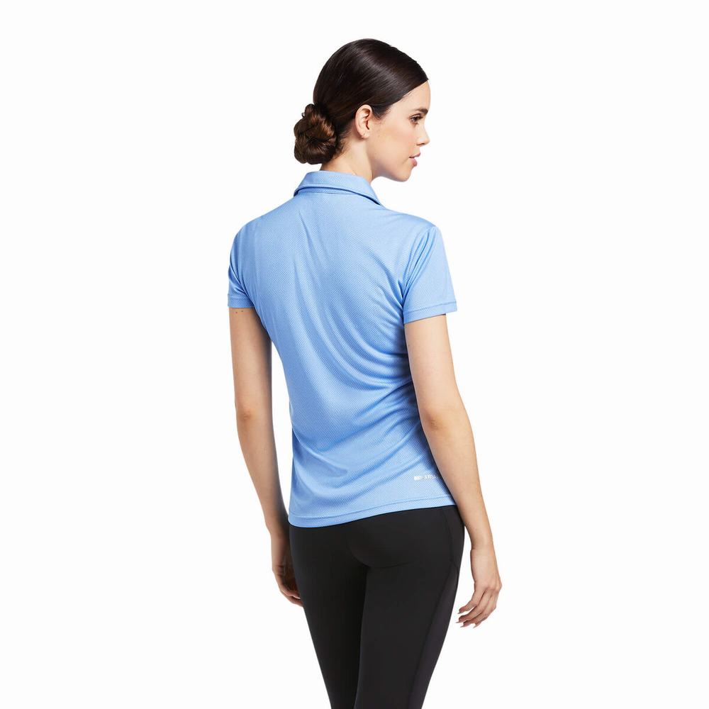 Blue Women's Ariat Talent Tops | 8912-AQDFO