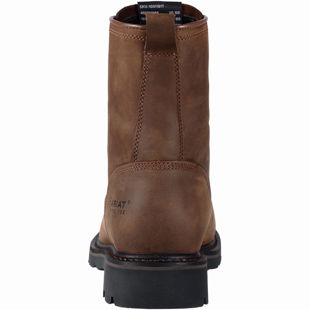 Brown Men's Ariat Cascade 8