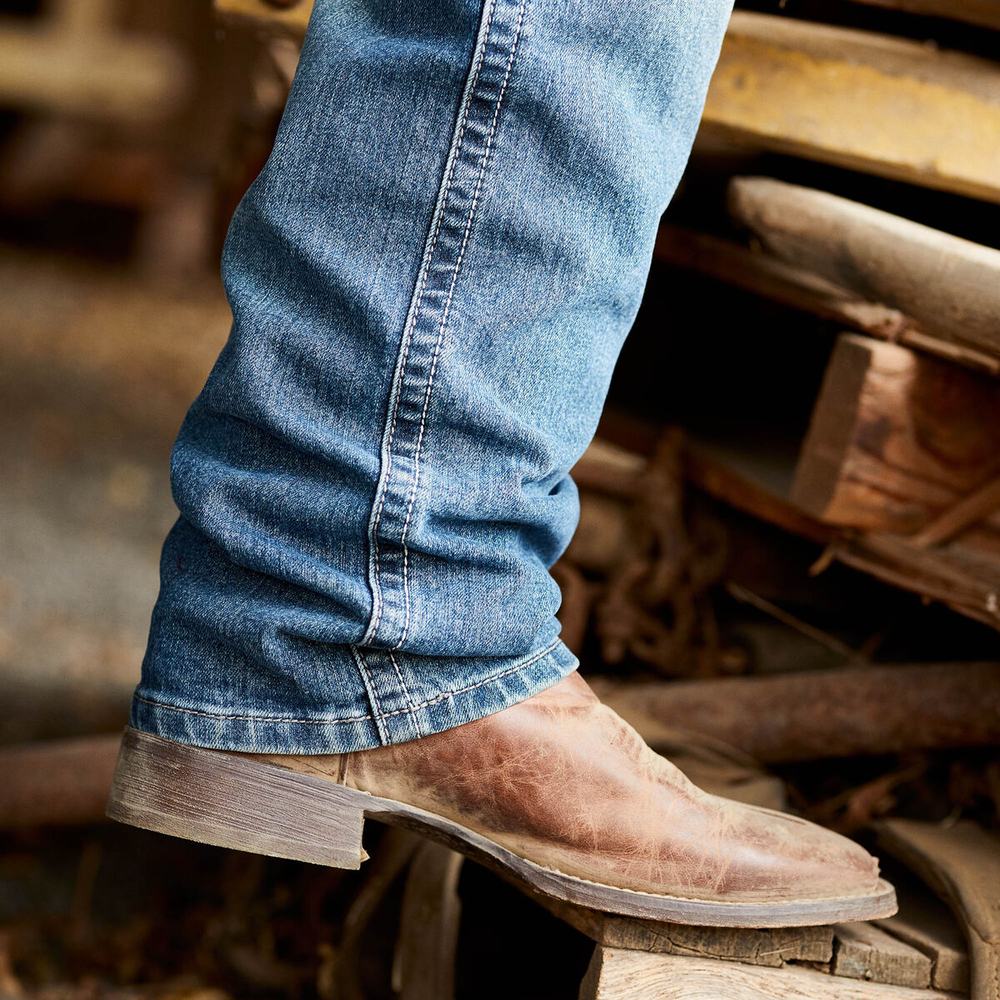 Brown Men's Ariat Circuit Patriot Western Boots | 3495-WUEOD