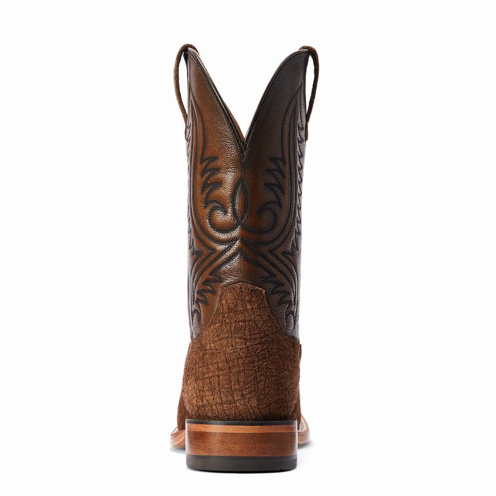 Brown Men's Ariat Circuit Paxton Western Boots | 0857-UZRJT