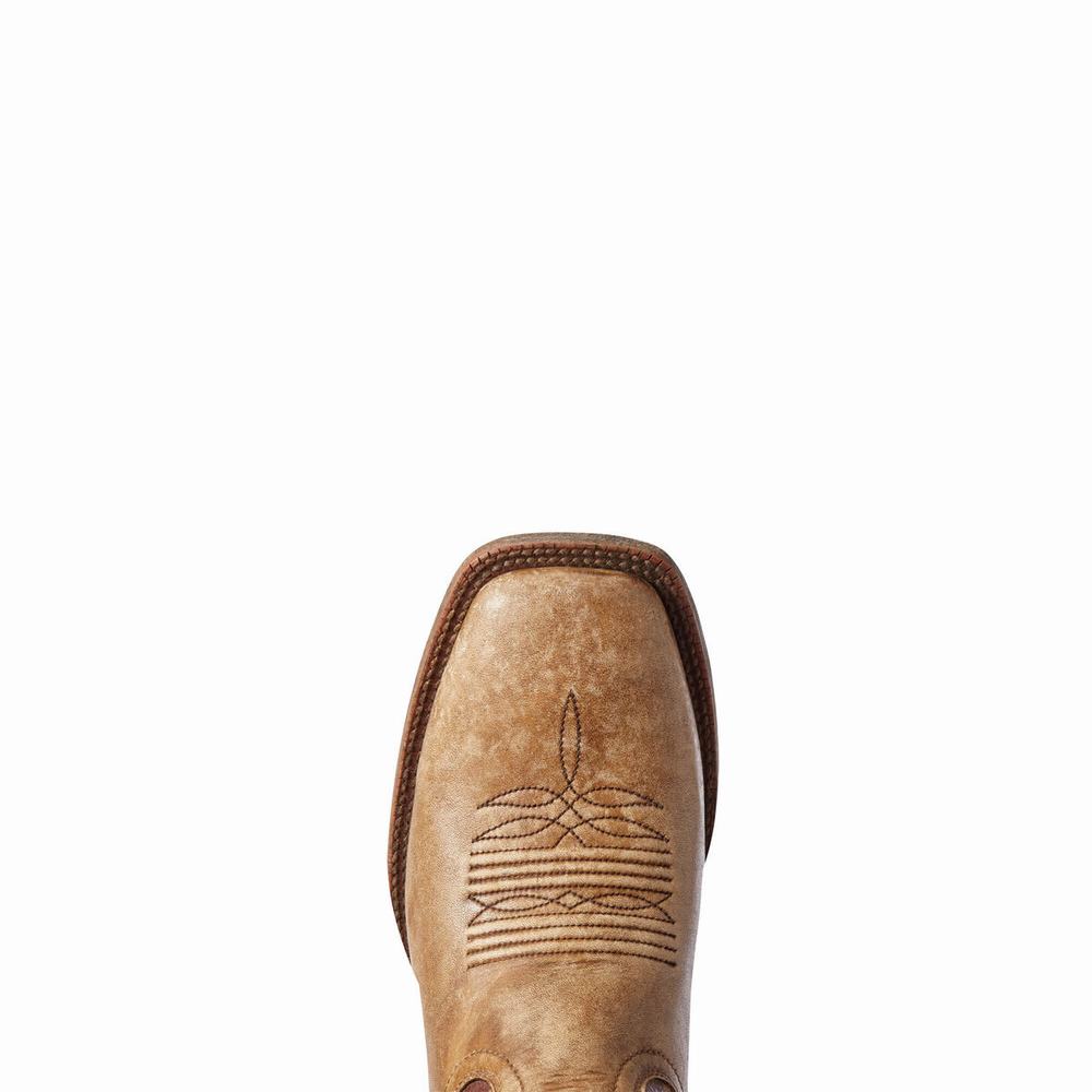 Brown Men's Ariat Circuit Proud Western Boots | 3206-MUFKT