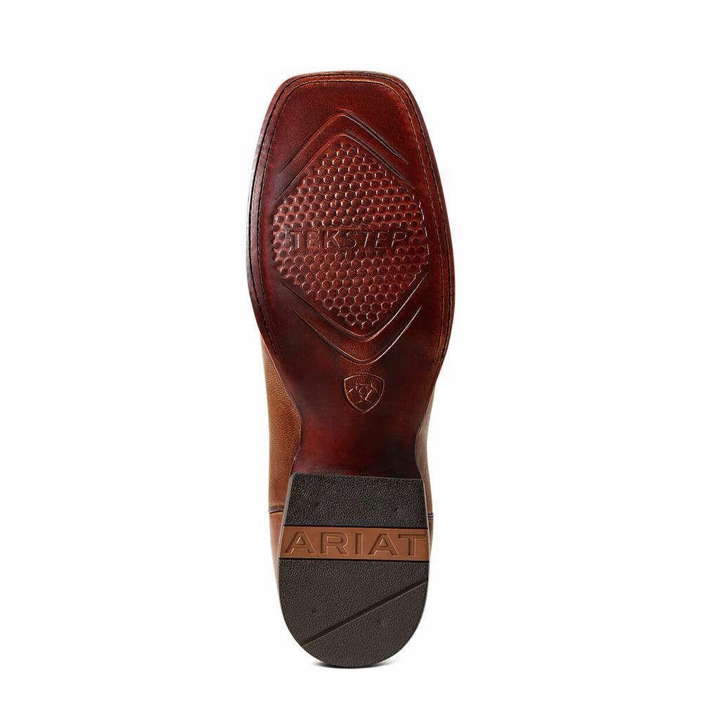 Brown Men's Ariat Circuit Wagner Western Boots | 5649-BFOTJ