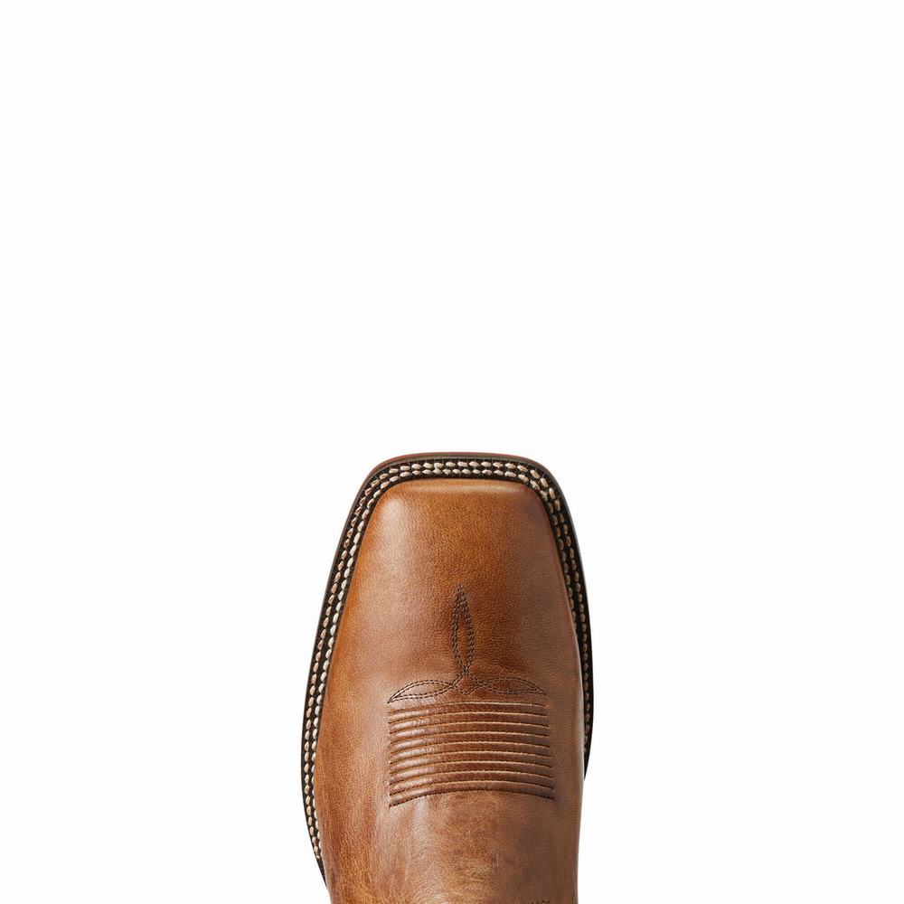 Brown Men's Ariat Circuit Wagner Western Boots | 5649-BFOTJ