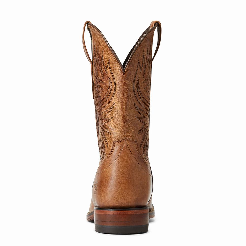 Brown Men's Ariat Circuit Wagner Western Boots | 5649-BFOTJ