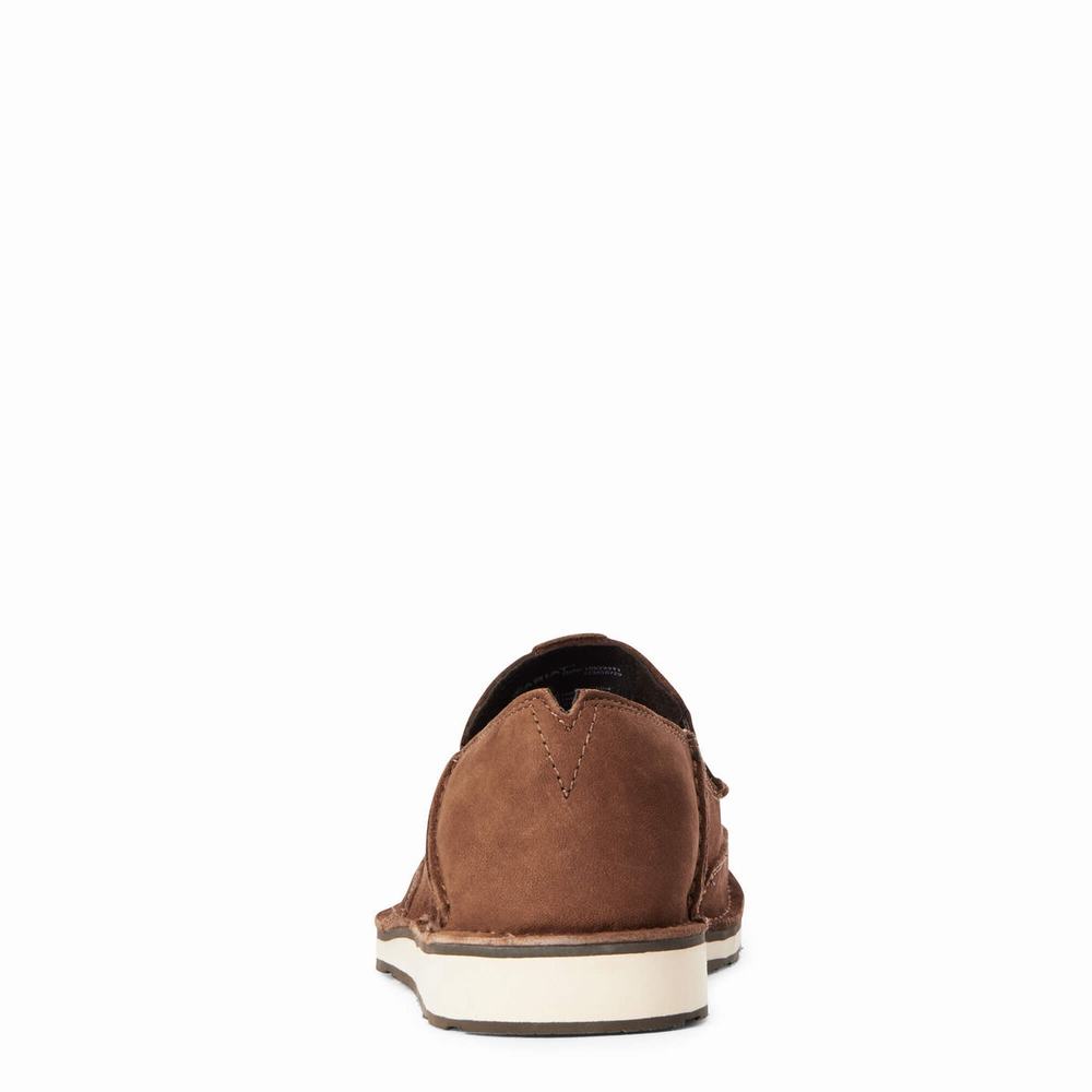 Brown Men's Ariat Cruiser Sneakers | 2043-KLZRY