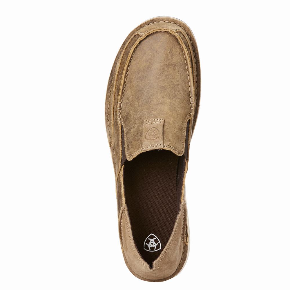 Brown Men's Ariat Cruiser Sneakers | 9450-BOICD