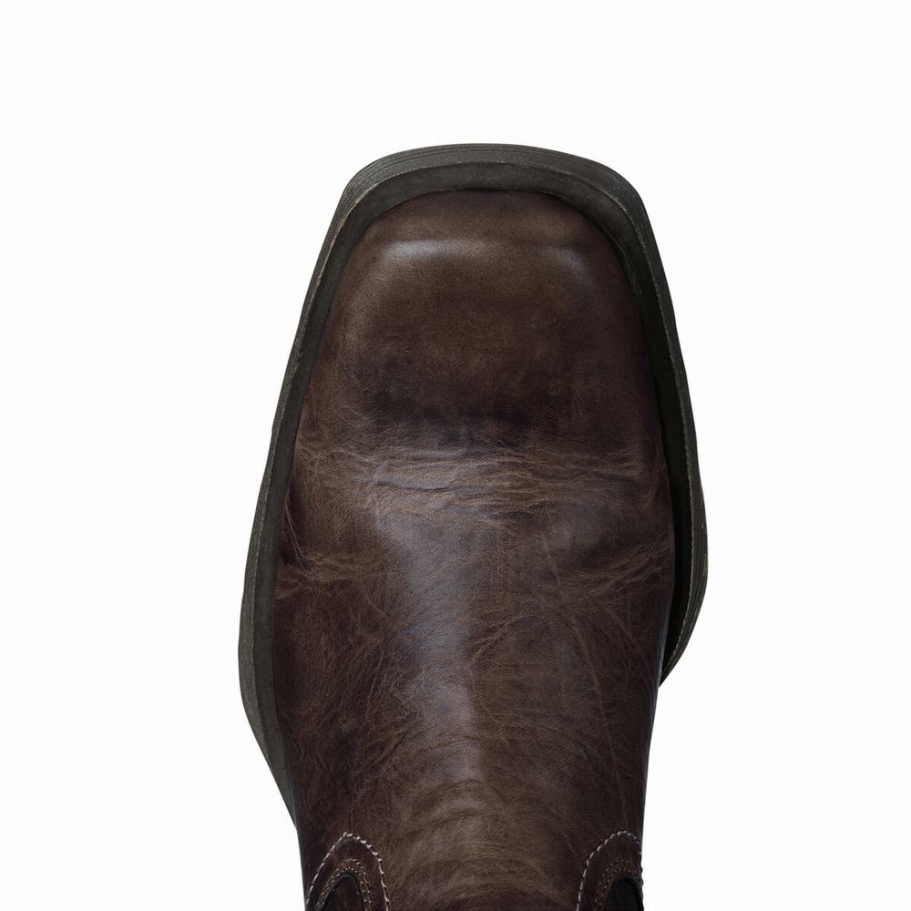 Brown Men's Ariat Midtown Rambler Dress Boots | 8230-LNRCB