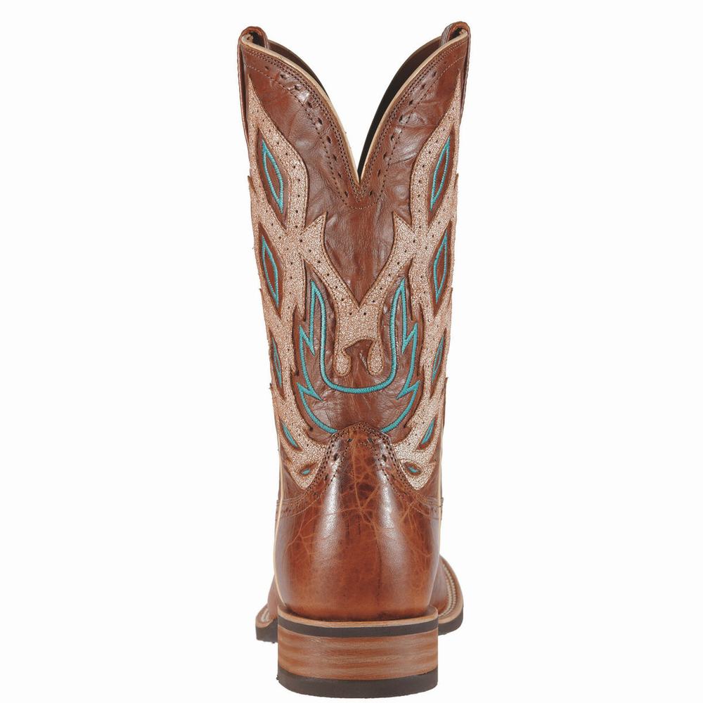 Brown Men's Ariat Nighthawk Western Boots | 8016-NKQZA