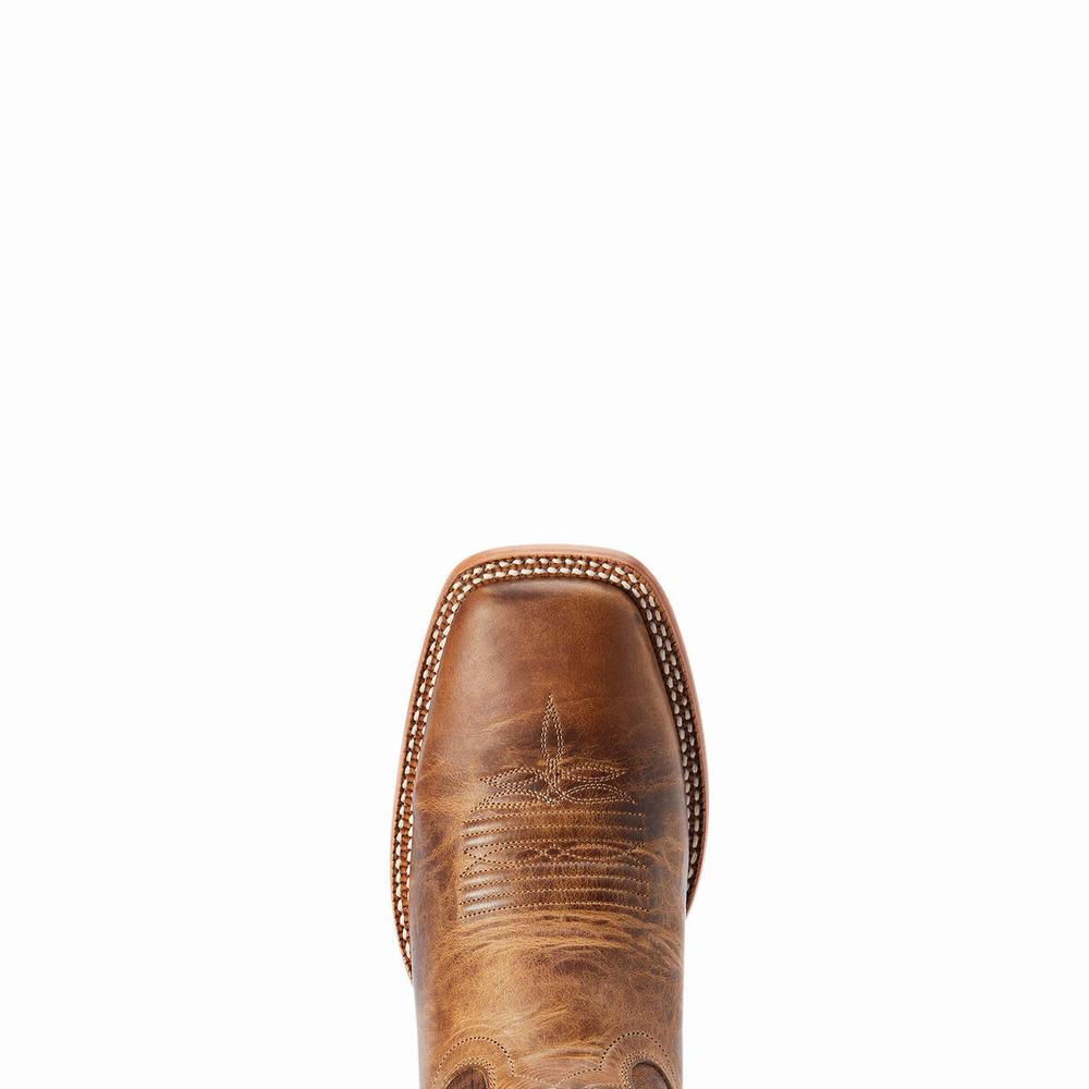 Brown Men's Ariat Point Ryder Western Boots | 1906-LUNQO