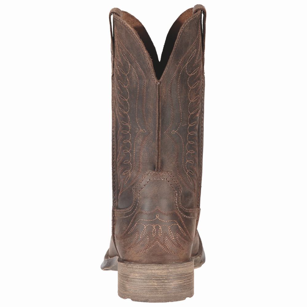 Brown Men's Ariat Rambler Phoenix Dress Boots | 9415-JIWOP